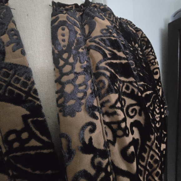 Anthropologie Black and Brown Maxi Dress - Picture 6 of 10